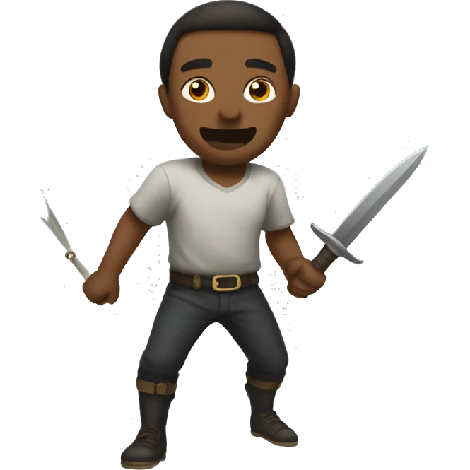 throwing daggers emoji