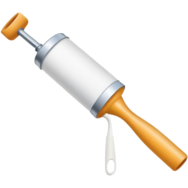 Small paint roller emoji