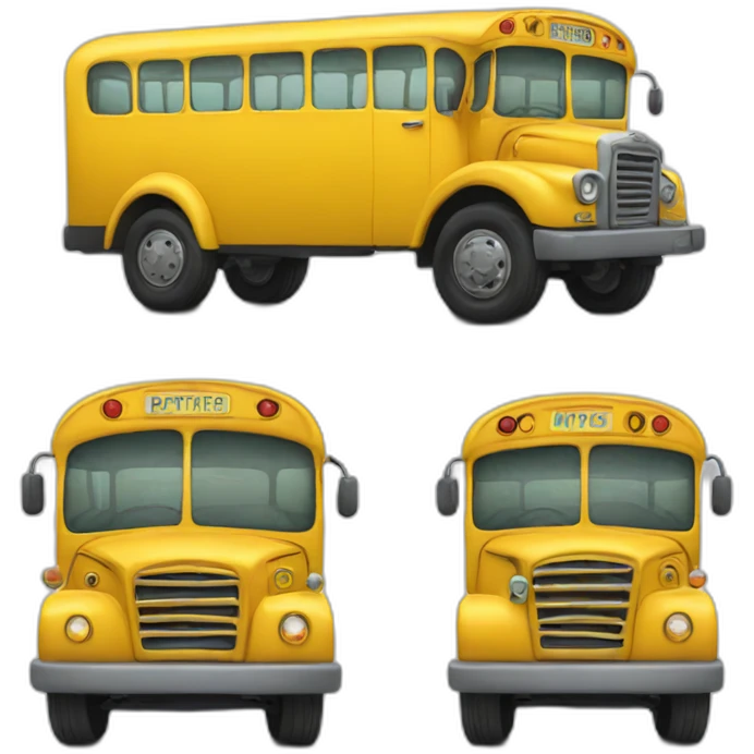 Mrs fritter cars bus emoji