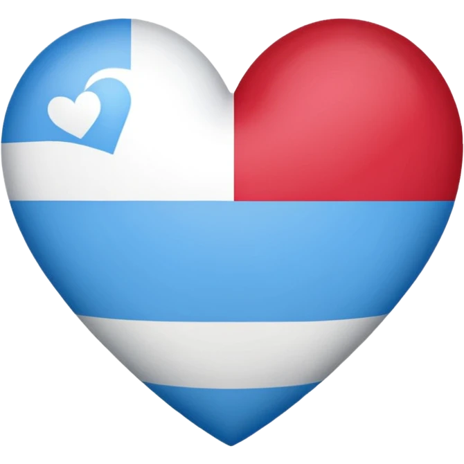 trans flag heart emoji