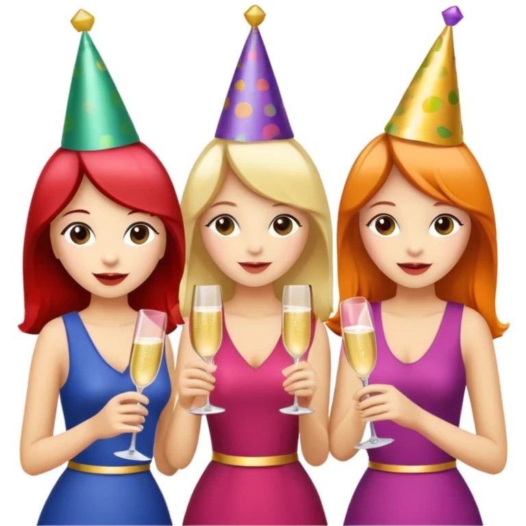 girls party in club emoji
