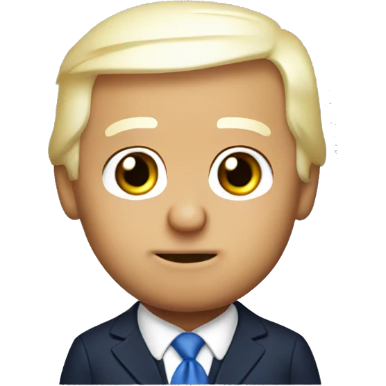 Joe Biden cute Donald Trump emoji