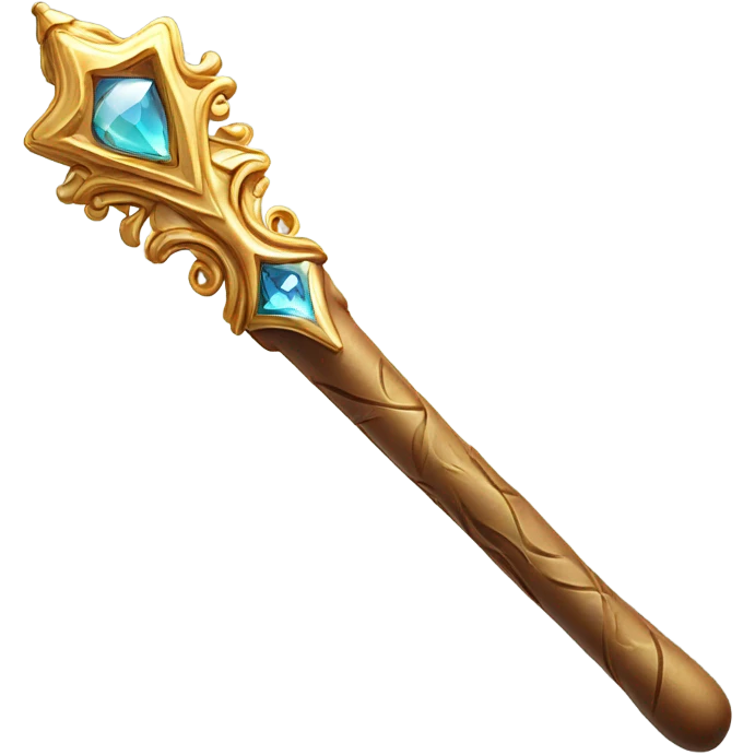  realistic magic wand  emoji