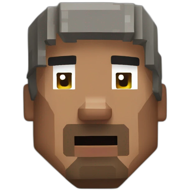 Minecraft Dwayne Johnson emoji