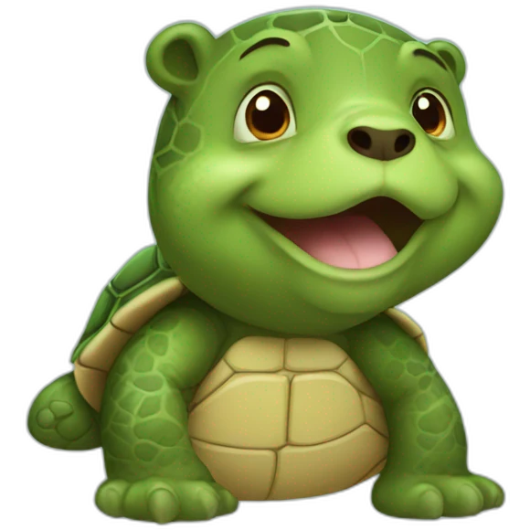 Turtle bear emoji