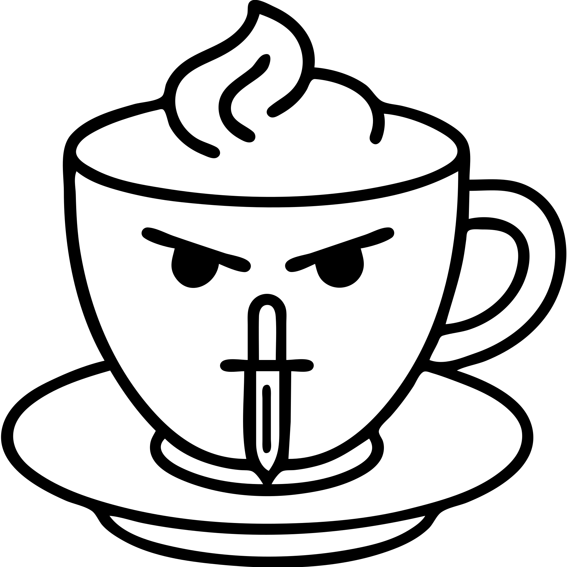 cappuccino assasino simple line art emoji