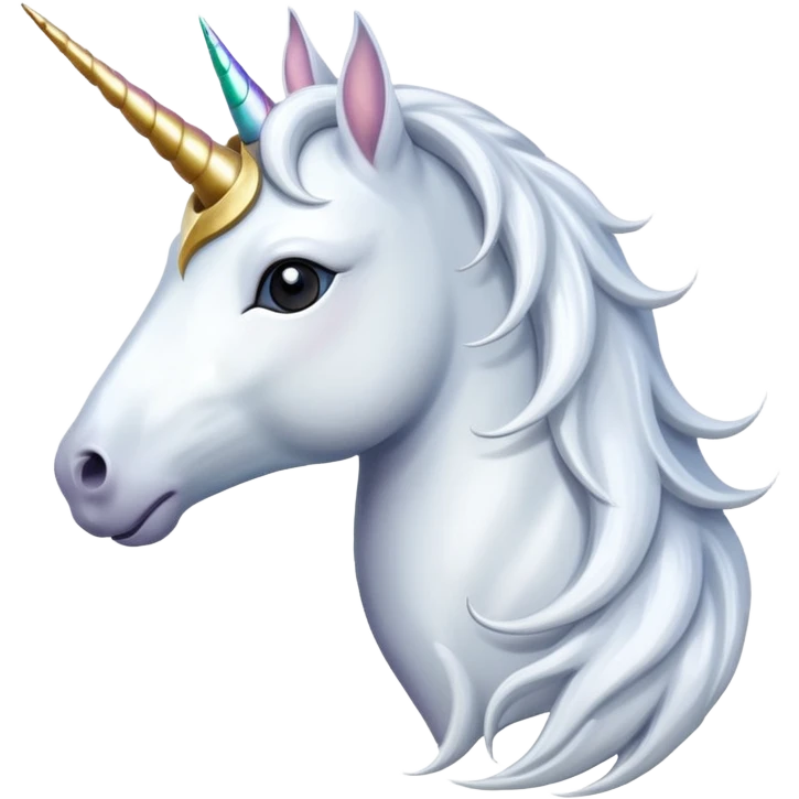 unicorn mythical animal. emoji