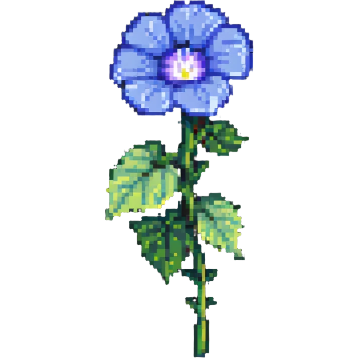 morning glory flower emoji
