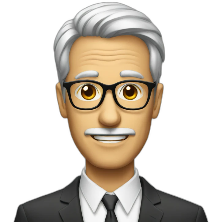 Mr tall with glasses emoji
