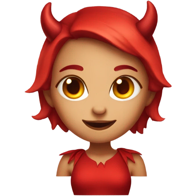 devil girl emoji