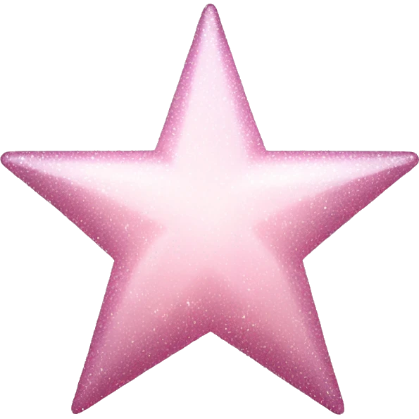 pale pink star sparkle emoji