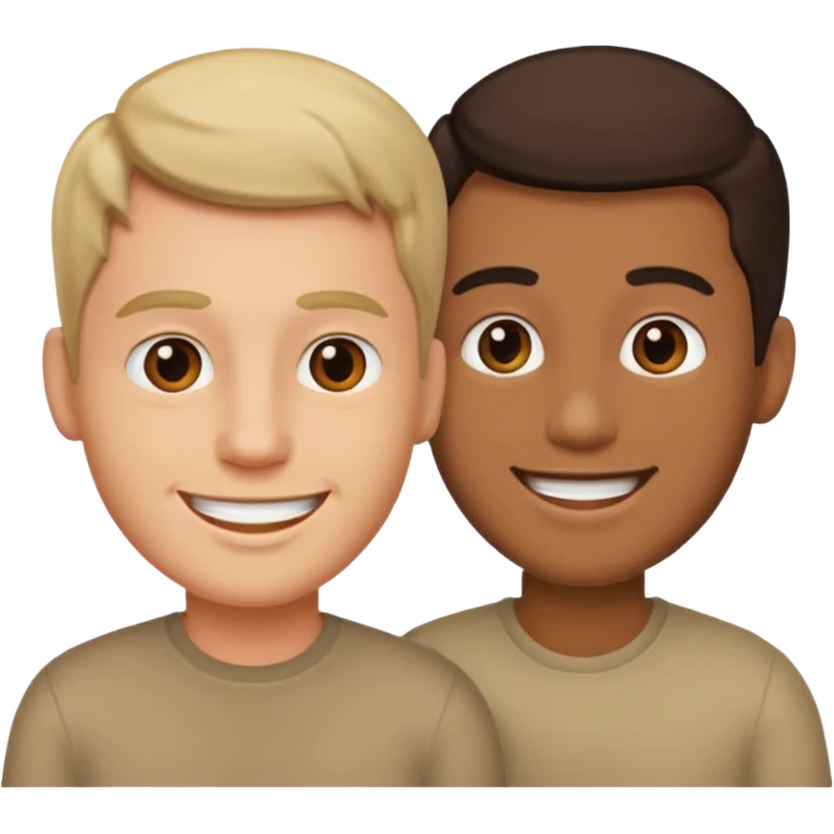 two mans talking emoji