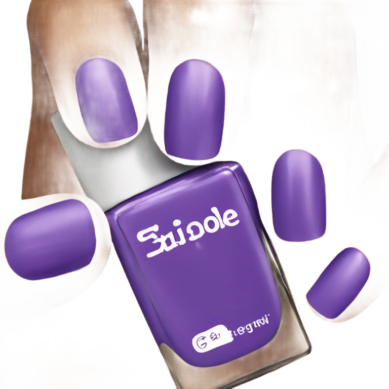perple nail polish emoji