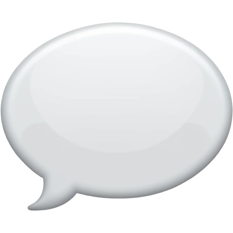 speech bubble emoji