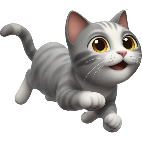 Cat flying emoji