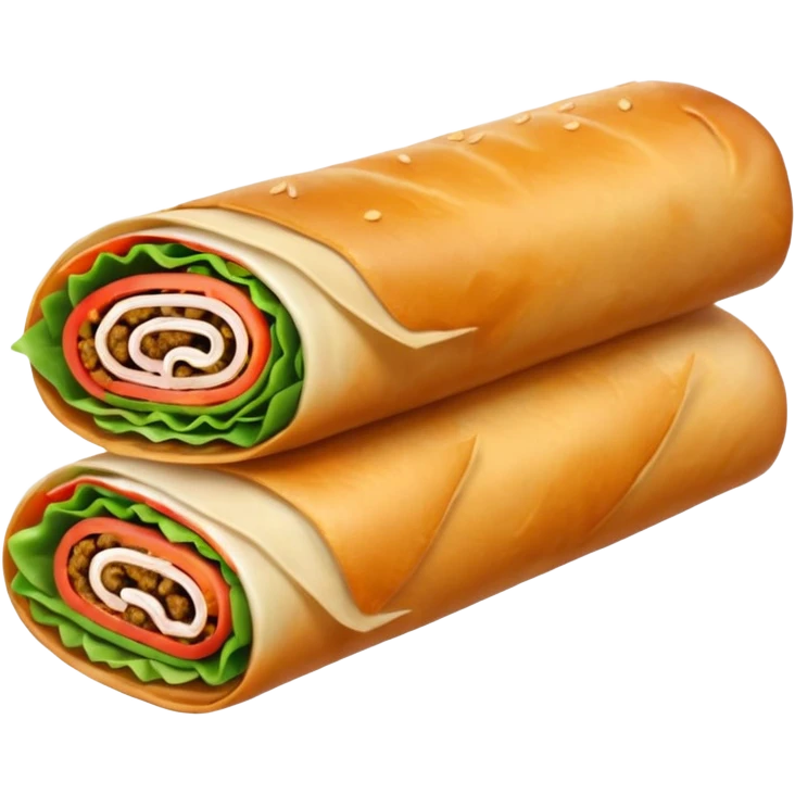 spring roll, lumpia emoji