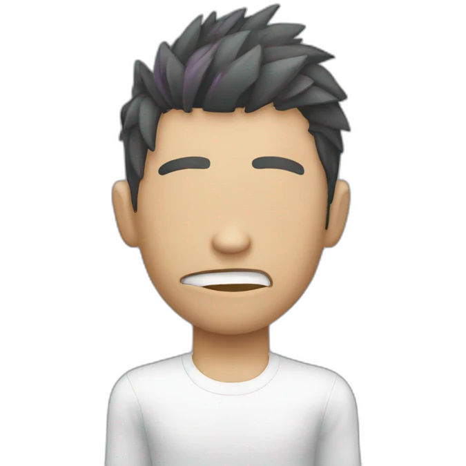 violent head scratch emoji