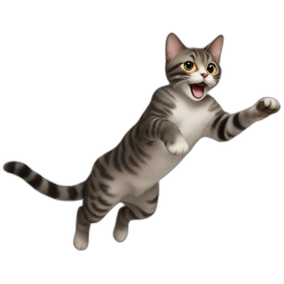 cat jump emoji