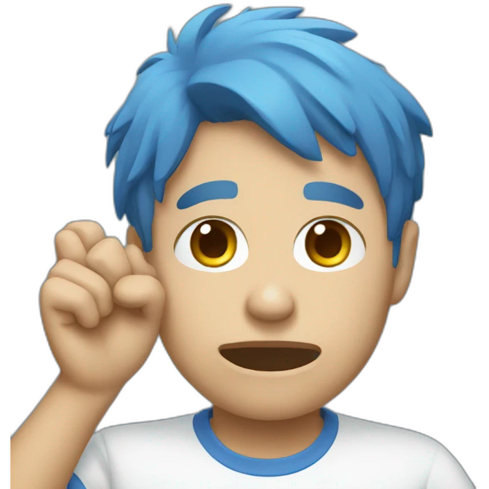 blue stop xatch emoji