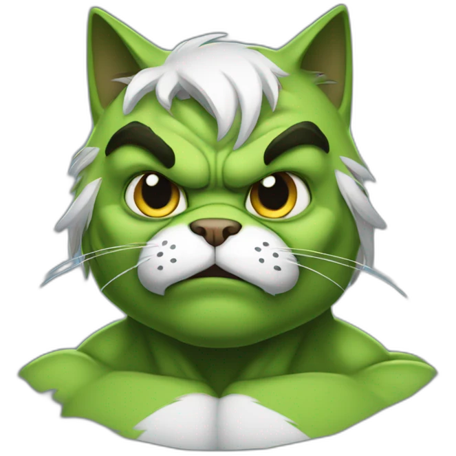 cat hulk emoji