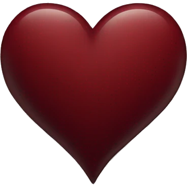 Dark red heart  emoji