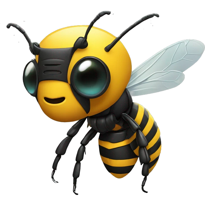 Cyber bee emoji