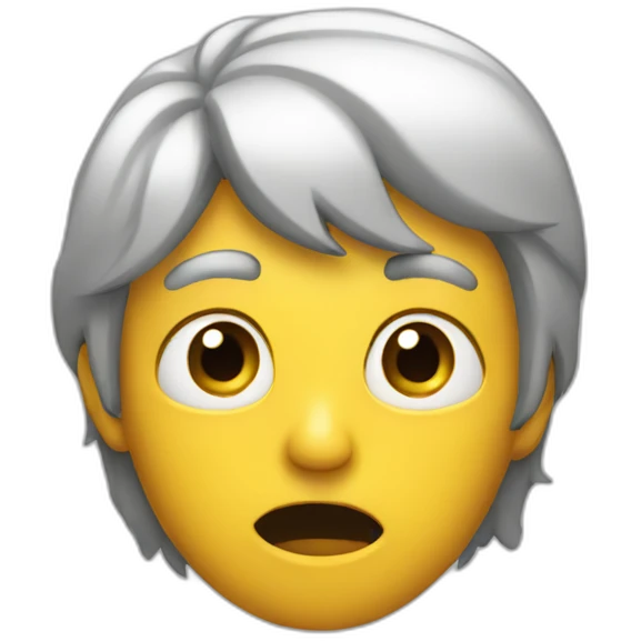 Low key surprised emoji