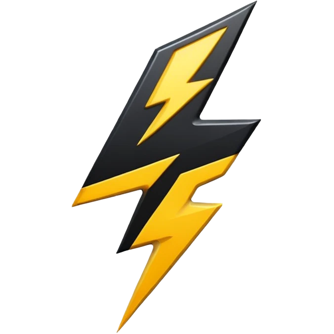 Give me this emoji in black ⚡ emoji