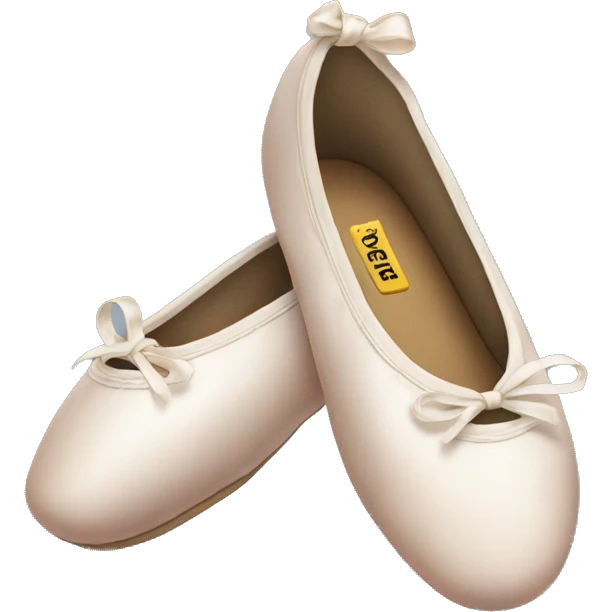 Black ballet shoes emoji