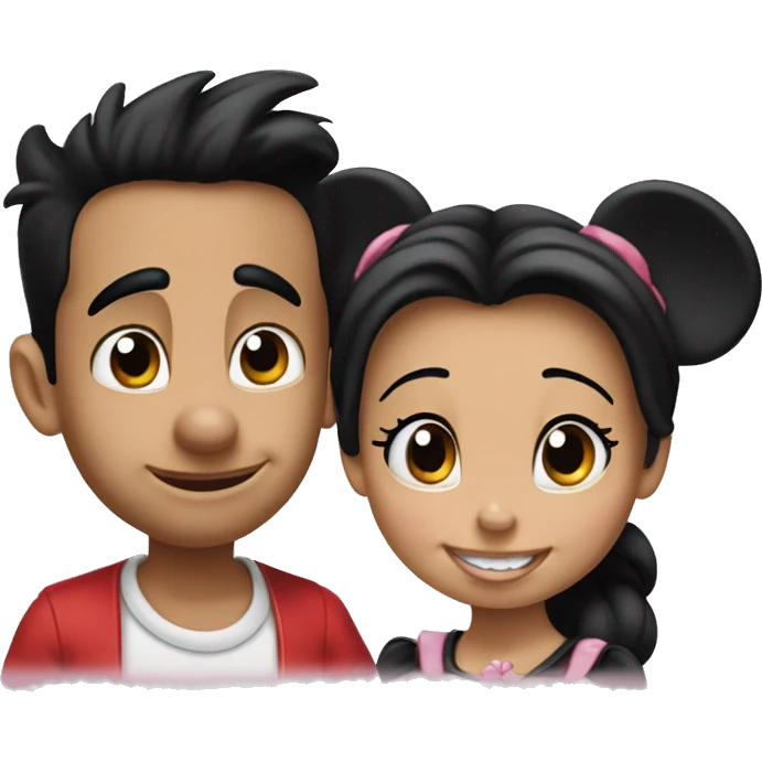 mickey mouse y minnie emoji