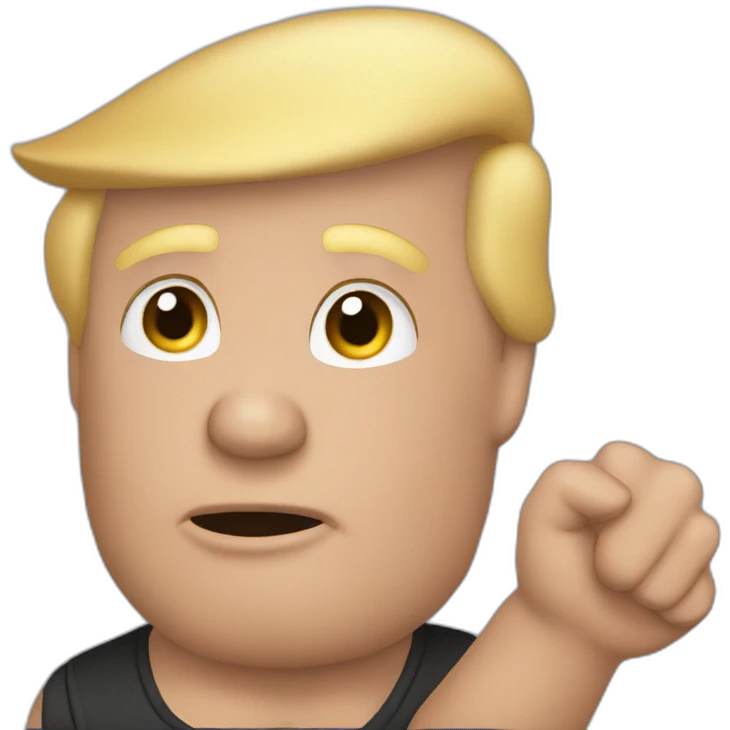 trump hold a emoji
