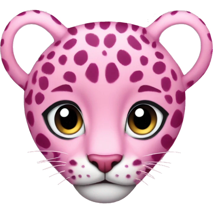 pink leopard heart emoji