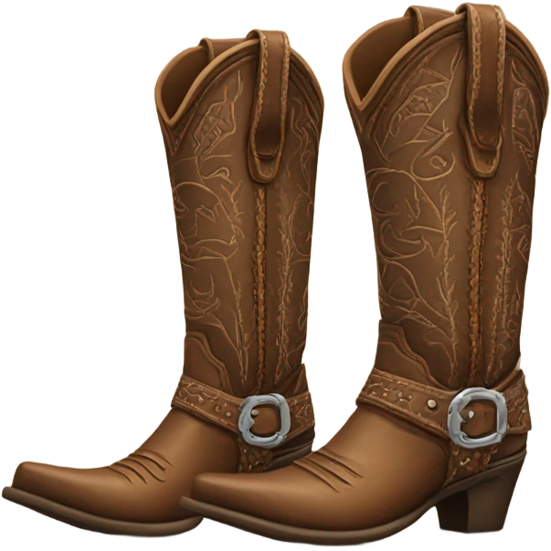 Cowboy boots emoji