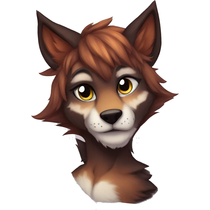 Edgy anthro furry by Falvie, AngieWolf emoji