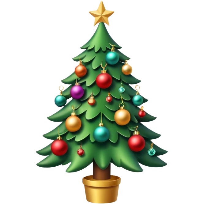 Christmas tree emoji