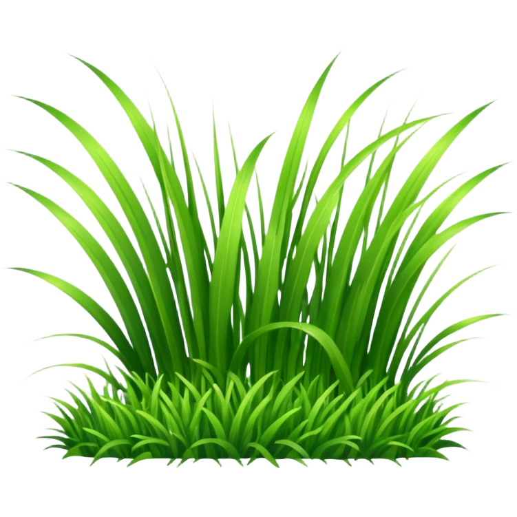 green grass straight long line emoji