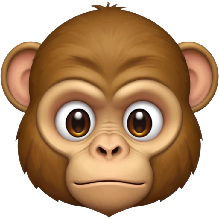 Grumpy monkey emoji