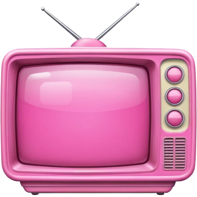 pink tv emoji