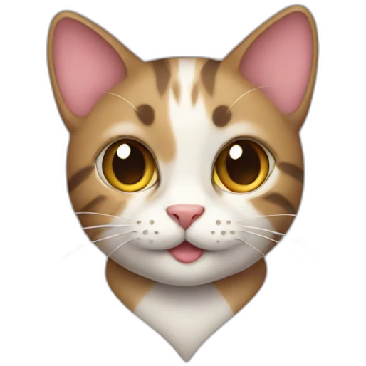 Emoji cat heart emoji