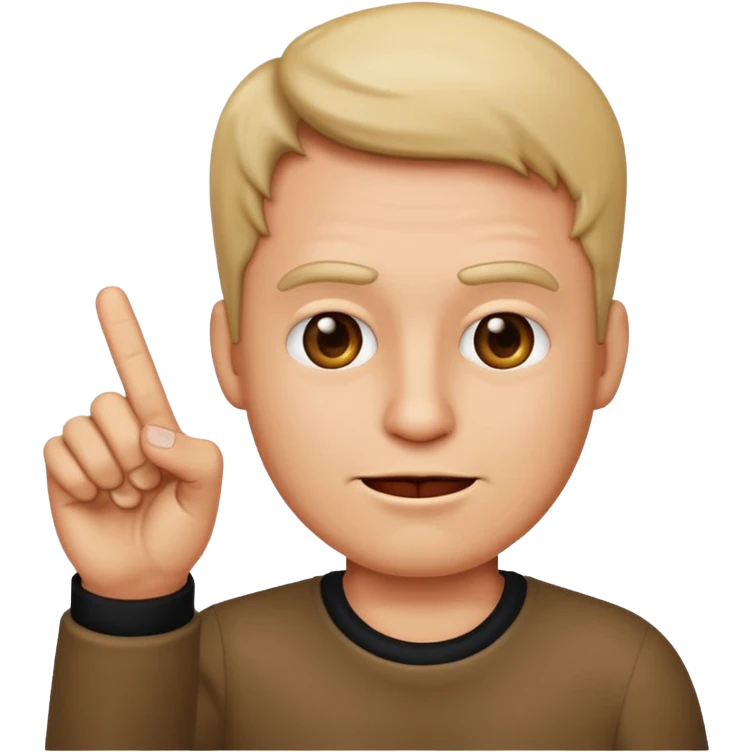 emoji iphone homme qui fait un doigt d’honneur  emoji