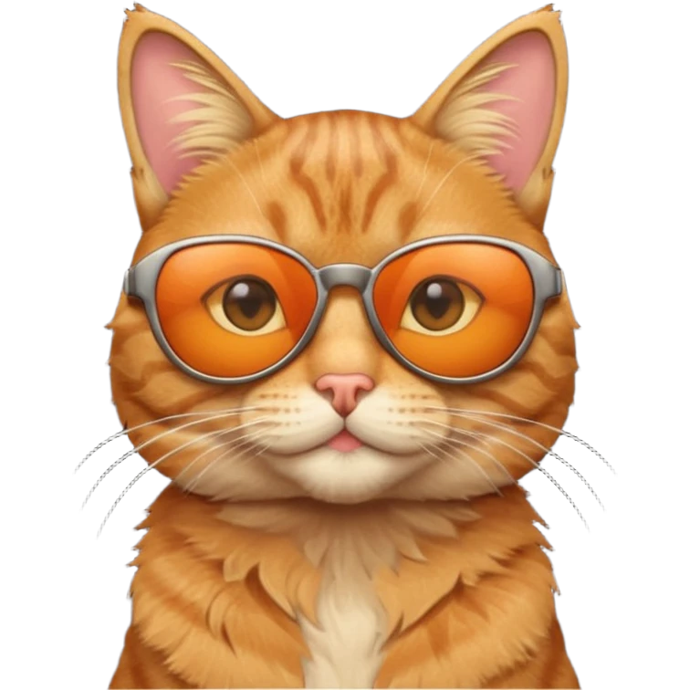Cat wearing sunglasses emoji