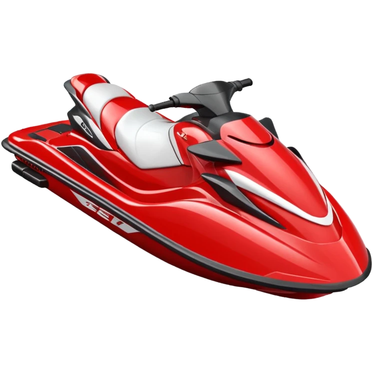 red and white jet ski emoji