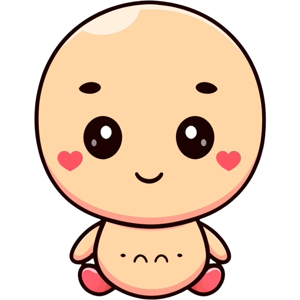 Face with heart eyes and blushing cheeks emoji