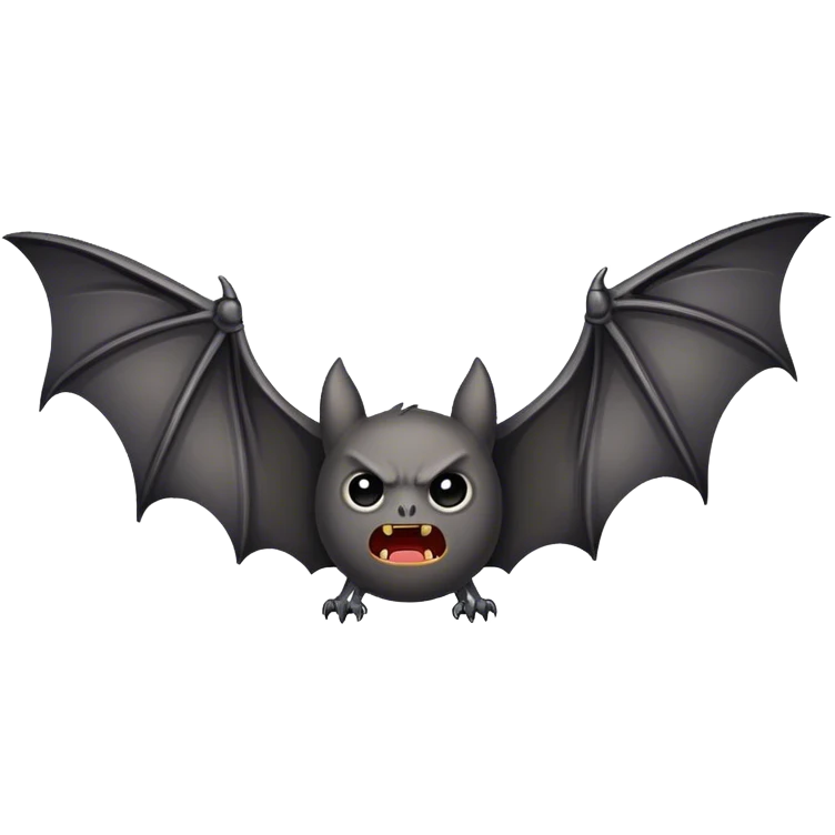ANGRY bat wings emoji