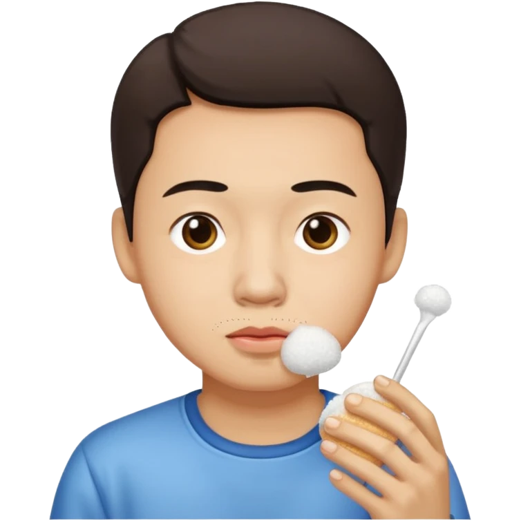 Chinese man sniffing suga  emoji