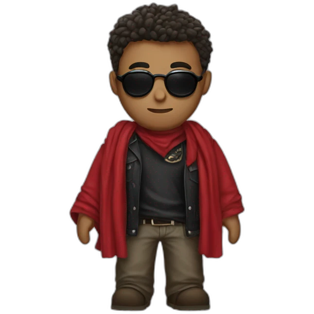 Gangster Harry Potter with red bandanna emoji
