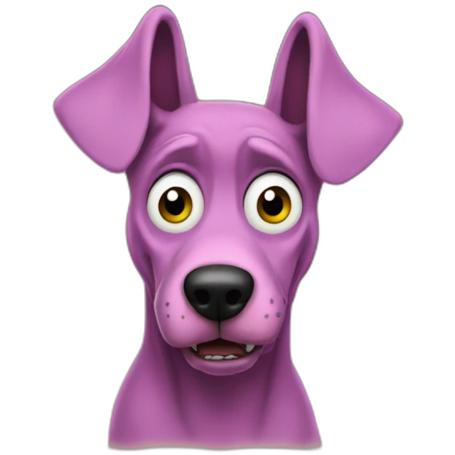 courage the cowardly dog emoji
