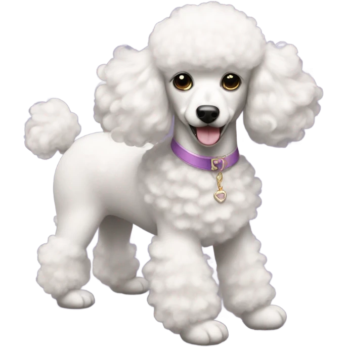 poodle whit wings emoji