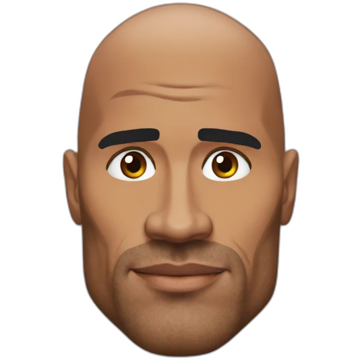 Dwayne Johnson eyebrows emoji