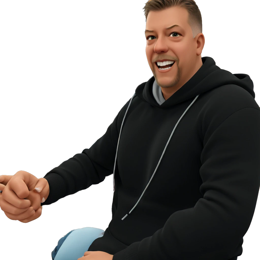 smiling boy in hooded sweater emoji